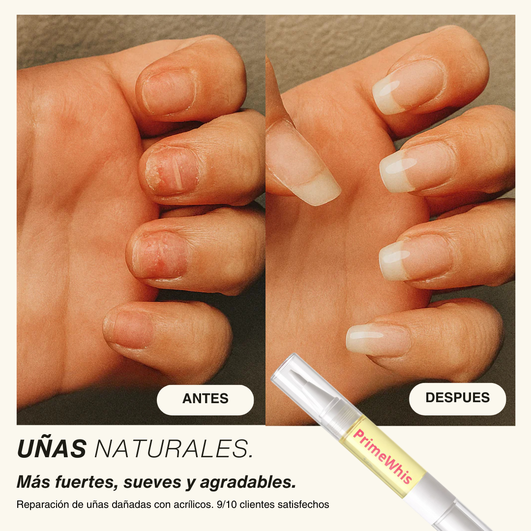 Aceite PrimeWhis para el crecimiento de uñas