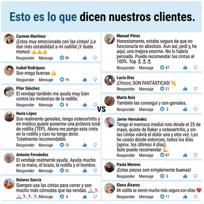 Soporte de rodilla precortado PrimeWhis