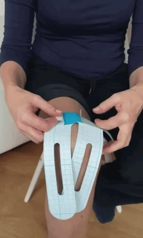 Soporte de rodilla precortado PrimeWhis