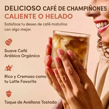 Café de champiñones