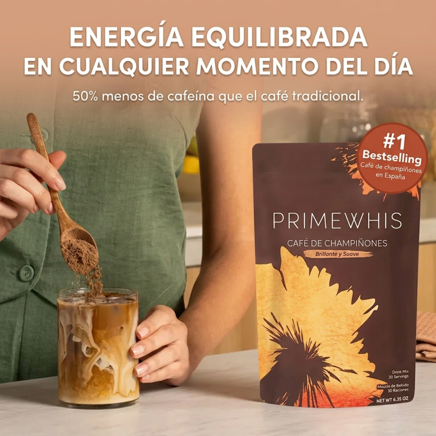 Café de champiñones